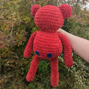 2-in-1 New & Worn Hambo Crochet Pattern Pdf File // Amigurumi Marceline's Bear Plushie Adventure Time // NOT PHYSICAL ITEM image 5