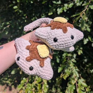 Amigurumi Seerochen häkeln Plüschtier / Seerochen häkeln Plüschtier Frühstück Spielzeug kawaii Geschenk für sie
