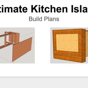 Ultimate Kitchen Island Build Plans - Digital Download