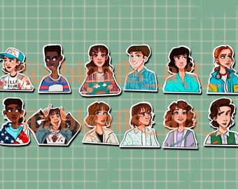 1986 Characters  Vinyl Sticker Pack