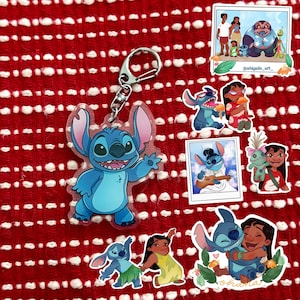 Family Keychain and Sticker Bundle