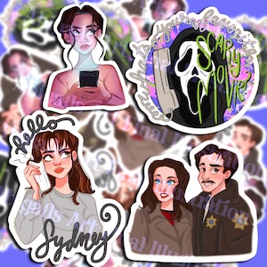 Scary Movie Vinyl Sticker Pack