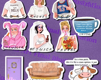 I’ll be there for you  Vinyl Sticker Pack