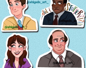 The Office Characters  Sticker Pack