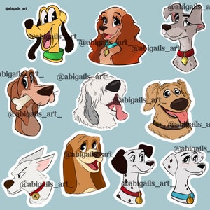 Classic Dogs Vinyl Sticker Pack