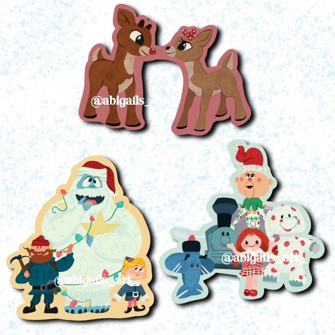 Rudolph Friends Sticker Pack Etsy Il 1080xN.4453819893 4g7h