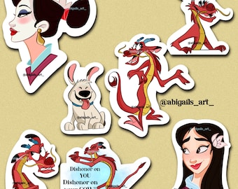 Mulan Sticker Pack