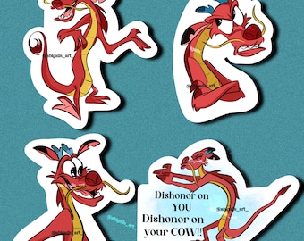 Mushu Sticker Pack
