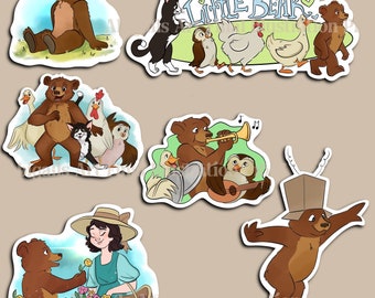 Bear and Friends Sticker Pack