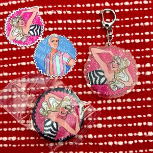 Hey! Keychain and Sticker Bundle