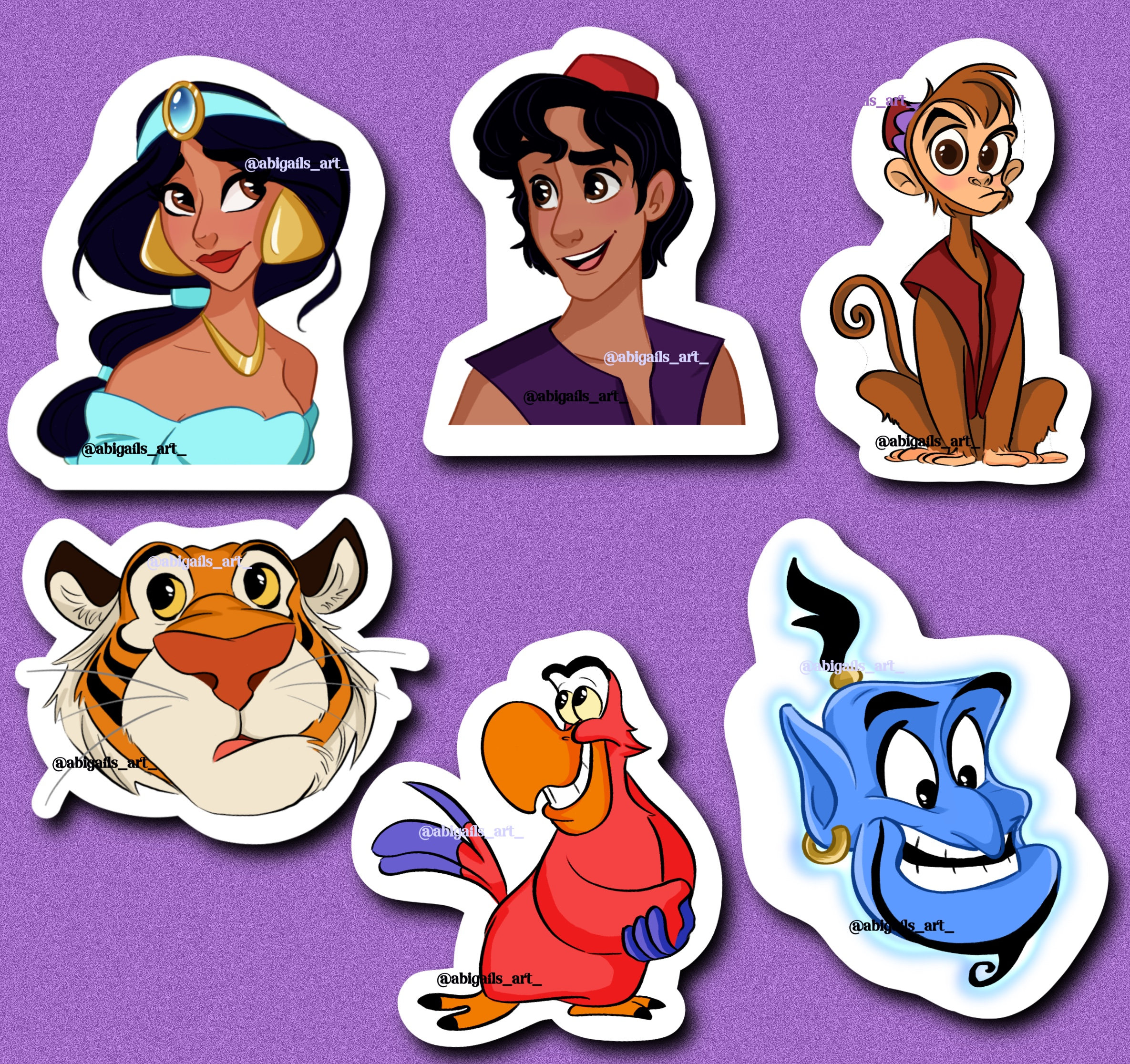Aladdin Sticker Pack - Etsy