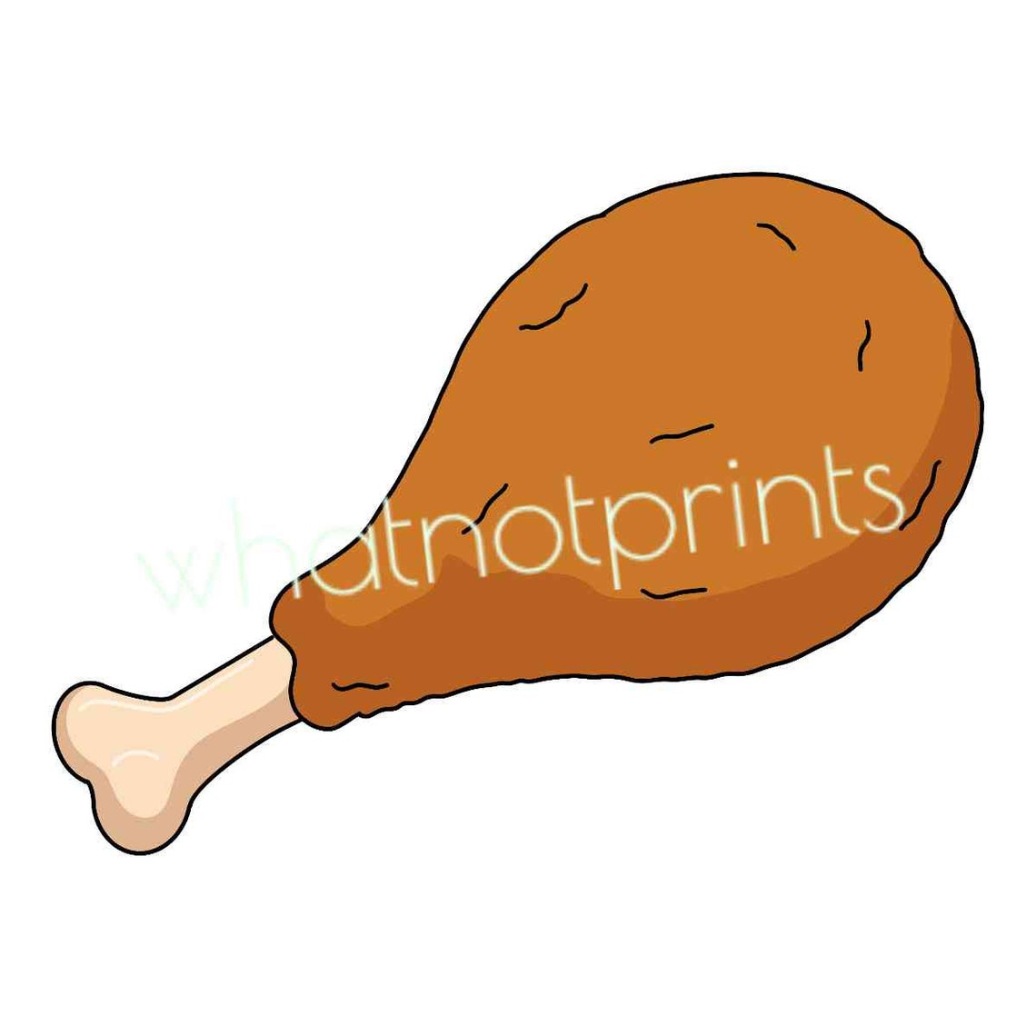 Commercial Fried Chicken Leg Clipart Png Transparent Background Instant