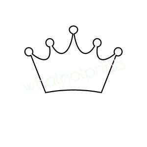 Commercial Crown PNG Transparent Background Template, Stencil, Pattern, Outline, Shape, Silhouette, Clipart Instant Digital Download