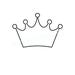 Crown Outline PNG Clipart: Stencil Template (digital Download) - Etsy