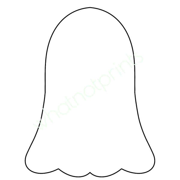Ghost Shape Template - Etsy