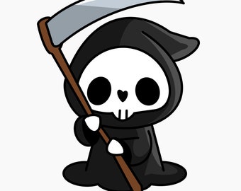 Commercial Use Cute Grim Reaper