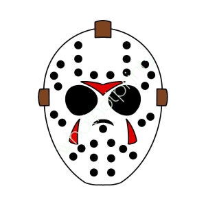 Kommerzielle Hockeymaske Png mit transparentem Hintergrund Sofortiger digitaler Download