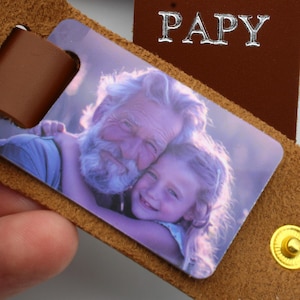 Carte photo supplémentaire pour porte clé  personnalisé