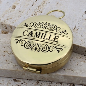 Bouton poussoir, 19 mm, en acier inoxydable, bornes à vis, halo jaune