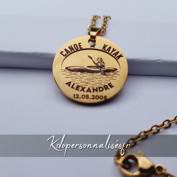 Kayak Necklace Etsy