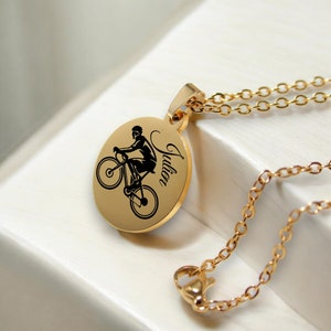 Médaille Ancienne Vélo Cycliste - Bronze - 6 Cm - Collection