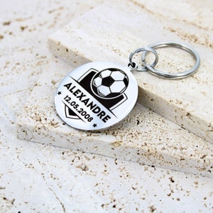 Porte-Clés Foot Personnalisable, Football, Ballon + Crampons, avec Votre  Texte, Couleur au Choix, Cadeau Foot, pour Les Amateurs de Football