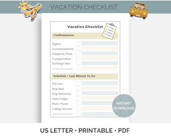 Checklist vakantie, checklist reizen, checklist vakantiereizen, reisplanning, checklist reis, takenlijst reizen, checklist reisdag