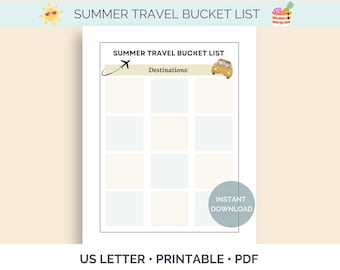 Zomerreisbucketlist, Zomerreisdoelen, Vakantiebucketlist, Reisplan, Reisverlanglijst, Familiereislijst, Reislijst voor Stellen, Reislijst voor Stellen