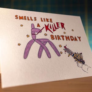 Cartão de aniversário Killer Klowns from Outer Space