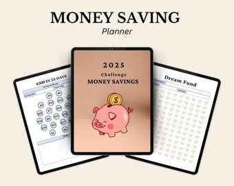 A6 Mini Savings Challenge Tracker: Budget Binder & 100 Envelopes