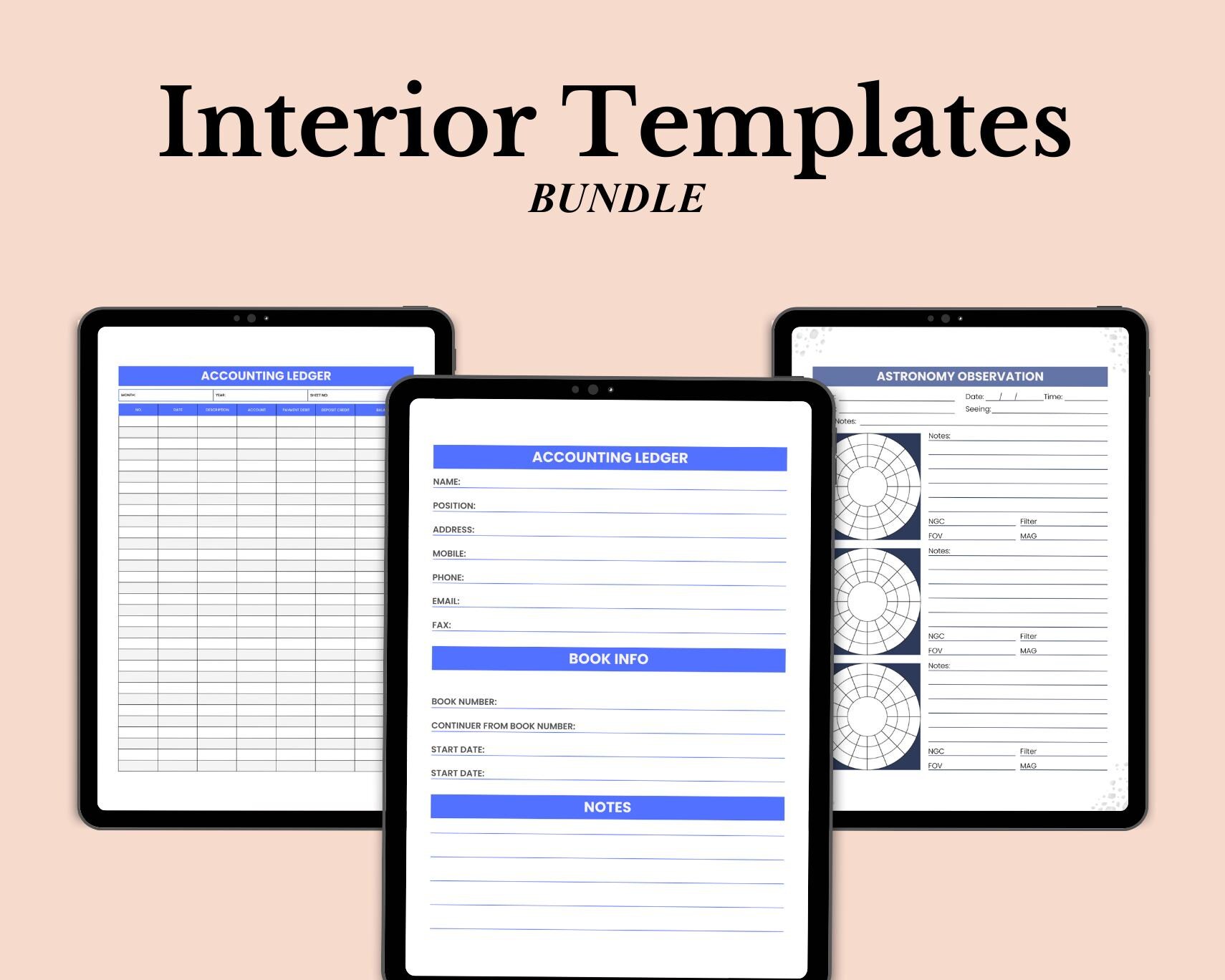 Design Proposal Template Bundle for Interior Designers | Presentation ...