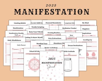 Digital Journal for Manifestation & Law of Attraction: Shadow Work, Vision Board, Affirmations, GoodNotes Planner