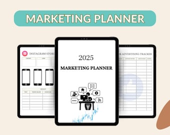 Modèle de plan marketing imprimable : Small Business Planner (téléchargement PDF 2025
