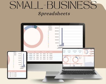 Small Business Bundle: Bookkeeping, Inventory & Order Tracker - Google Excel