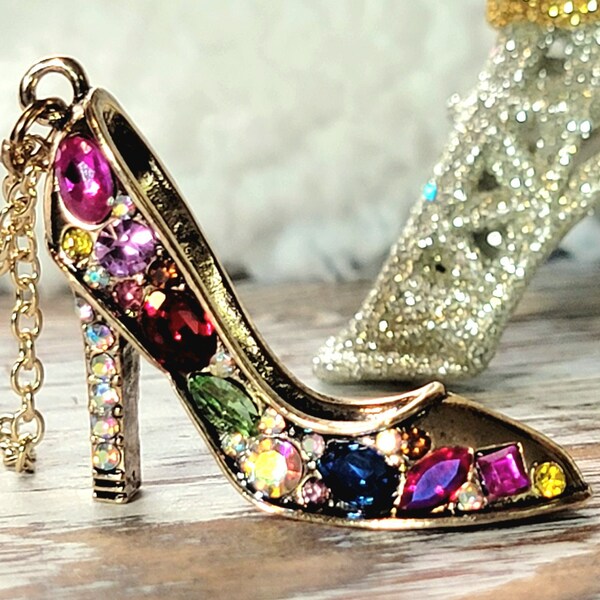 sparkle pump heels