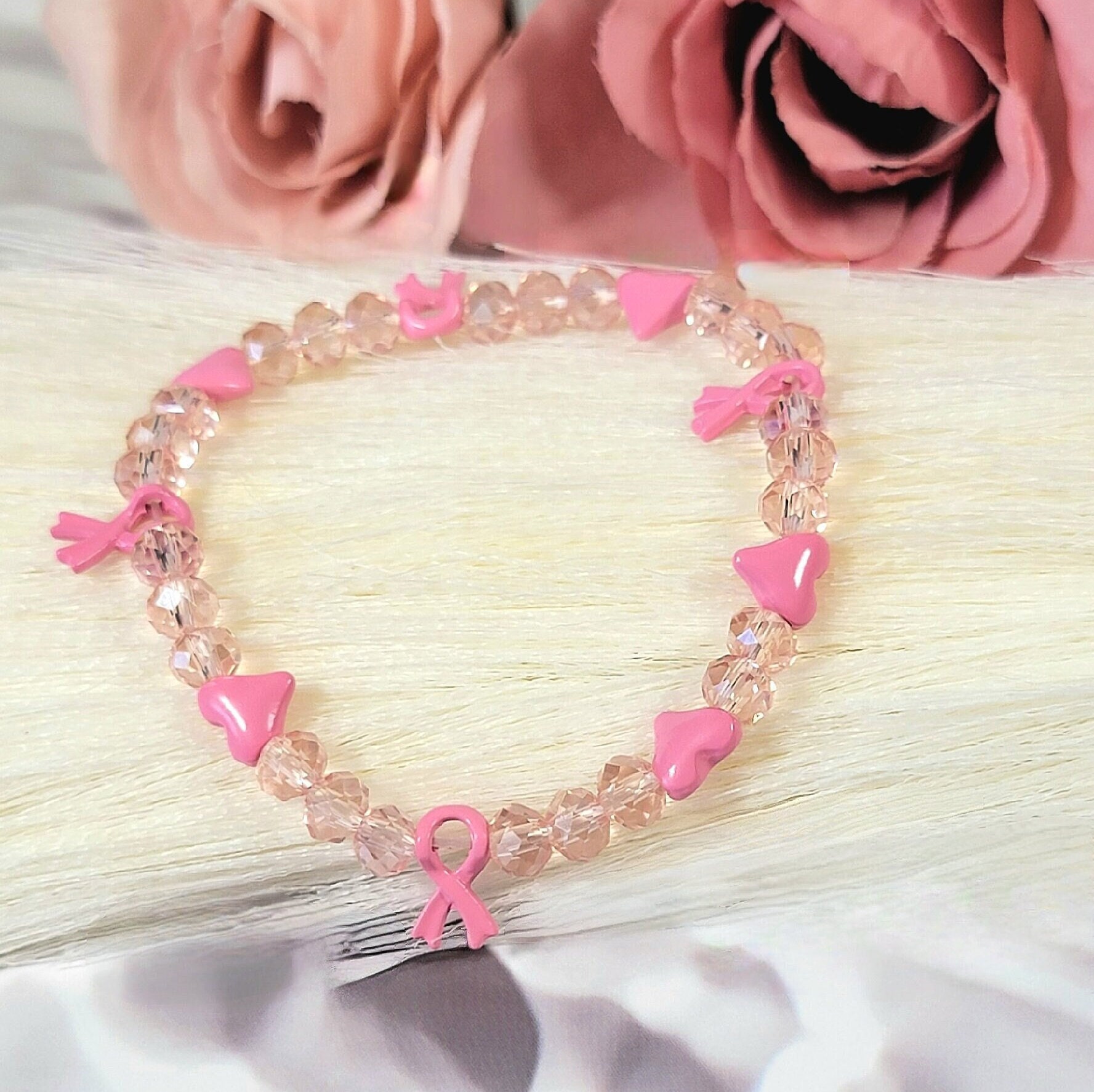 Wearable Ribbon Pink Ribbon Resilience Wear, Beacon for Hope for Warriors, Courage ...