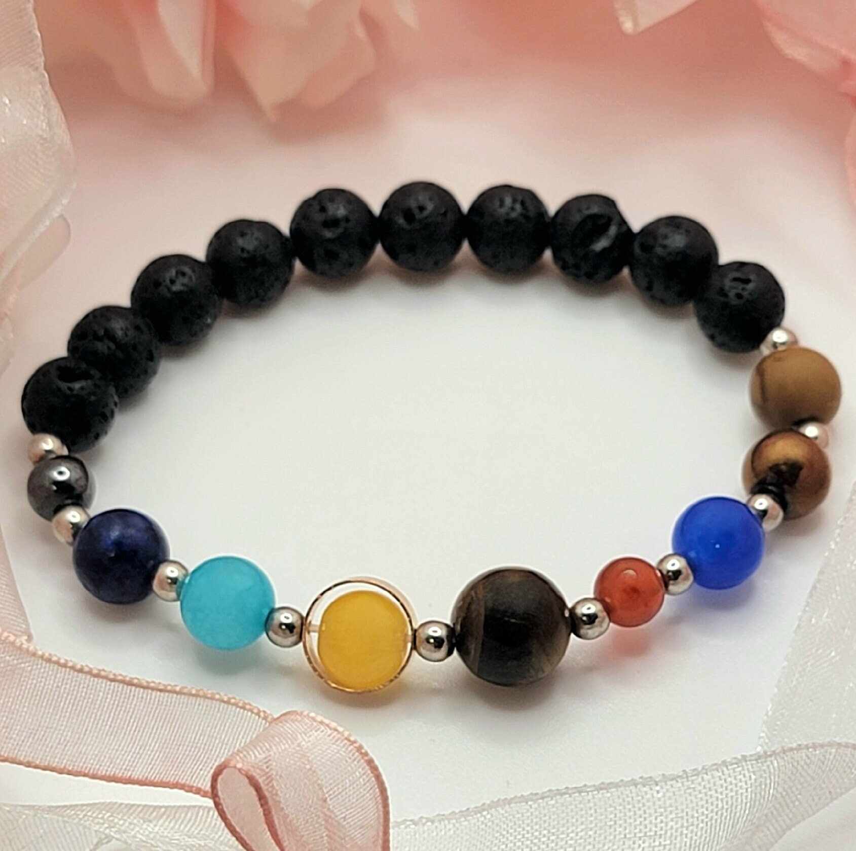 Unique Astronomy Bracelet, Galaxy Exploration Jewelry, Cosmic Design, Teacher Appreciation Gift, Science Lover Wristlet, Educational Gift
