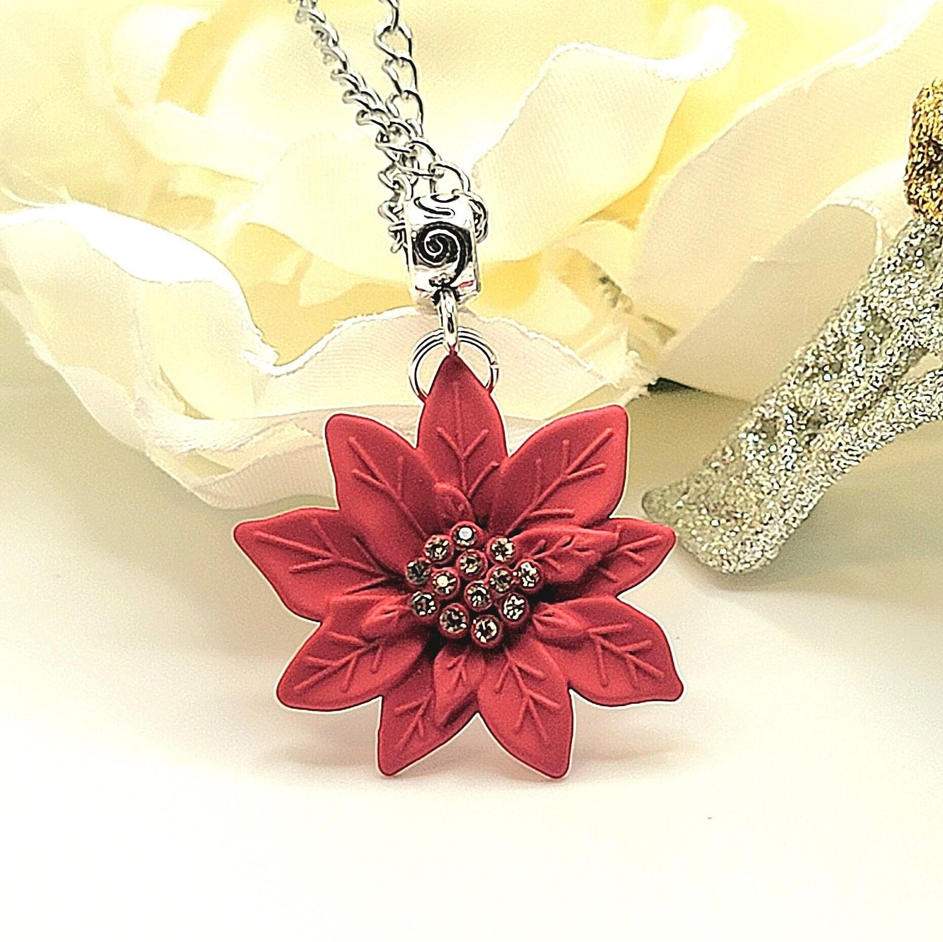 Weihnachtsstern kette - Etsy.de