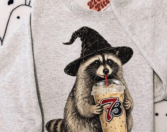 7brew png, Coffee png, Halloween png, Trending png, Popular png, Fall png, Raccoon png, 7 brew