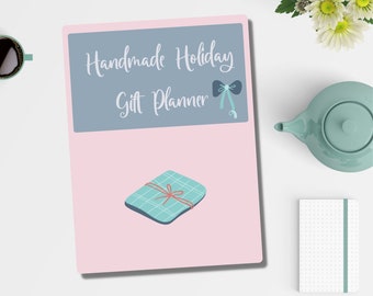 PRINTABLE Holiday Gift Planner - Sewing Project Planner - Handmade Gift Planner - PDF Crafting Planner - Printable Holiday Plan - Gift List