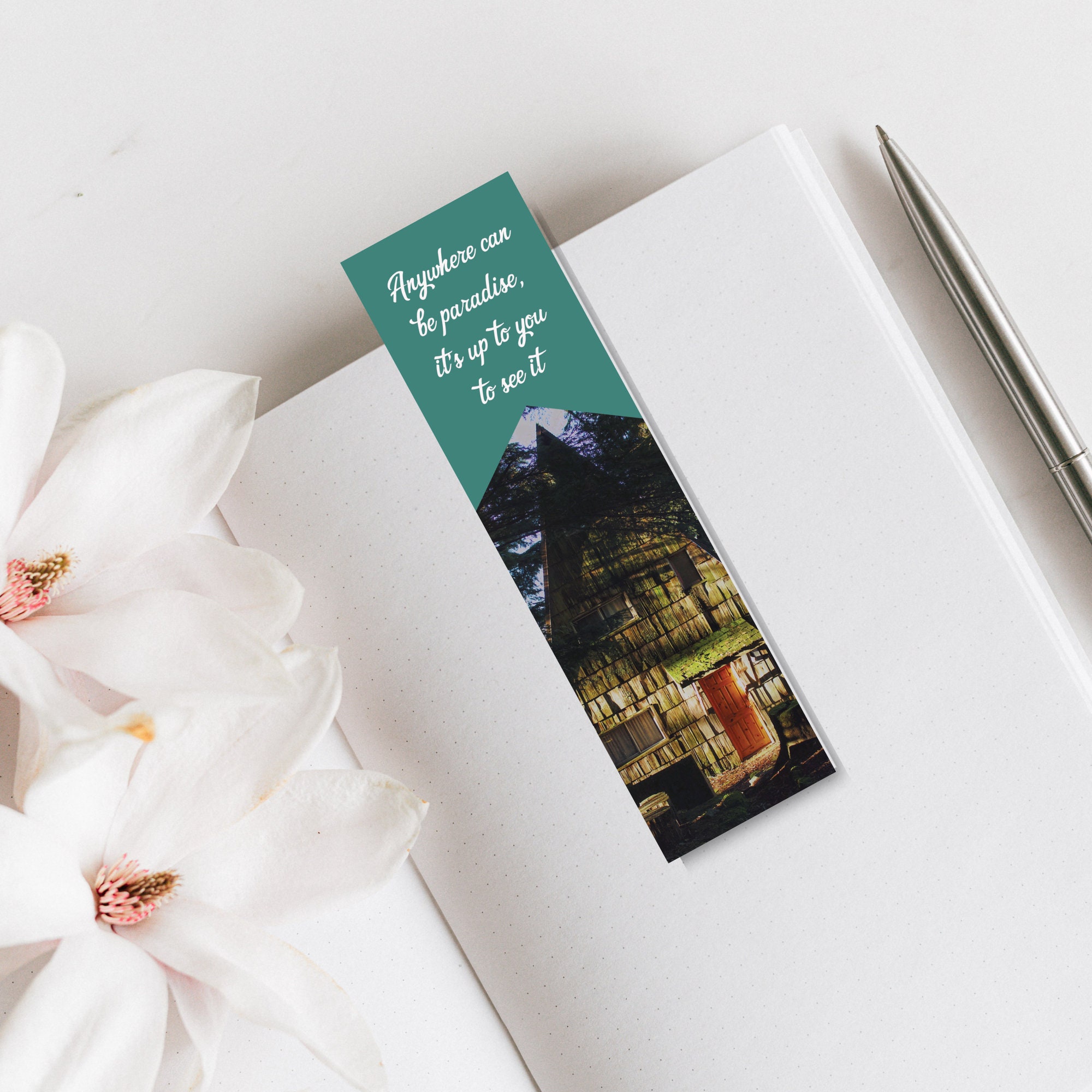 PRINTABLE Bookmarks Nature Bookmarks Waterfall Beach Bookmarks Outdoor ...