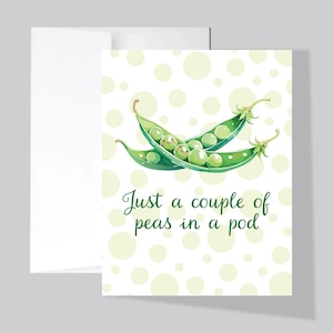 Peas in a Pod Greeting Card