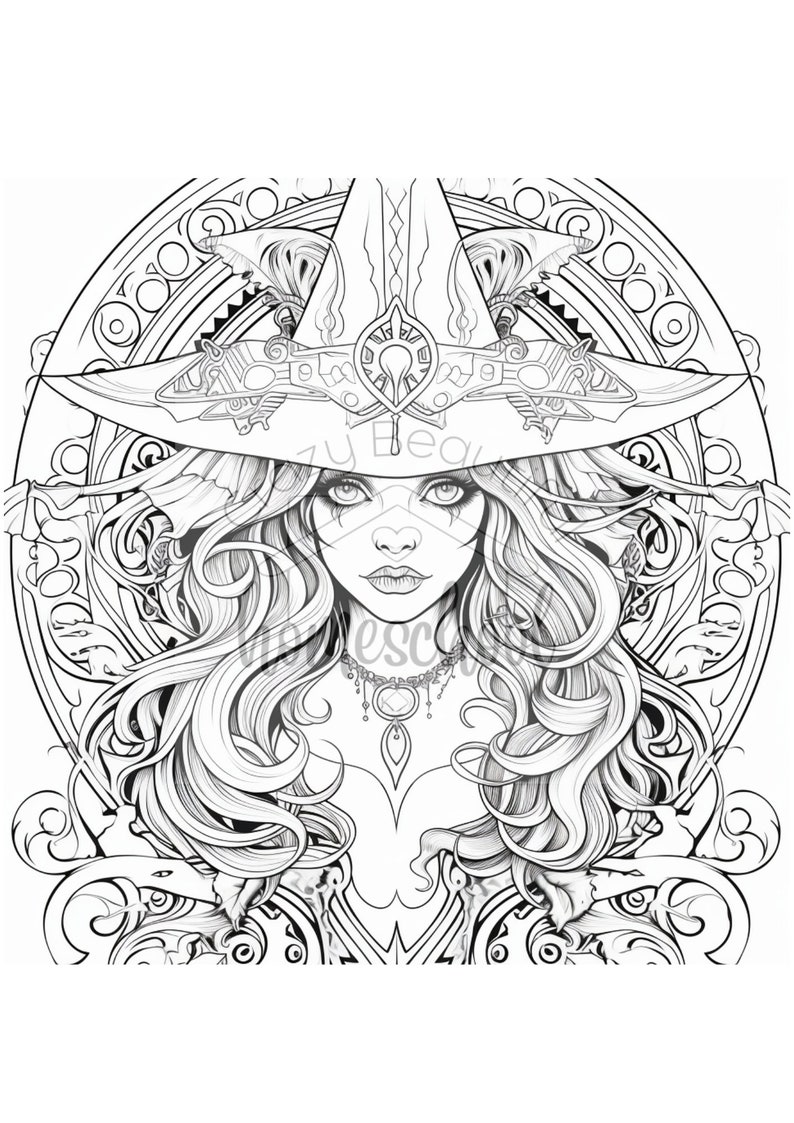 Witch Adult Coloring Pages Adult - Il 794xN.5369666368 8vf8 