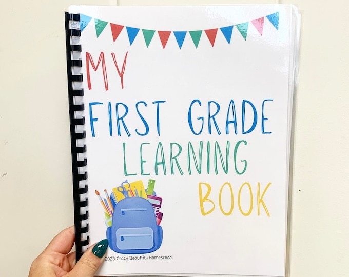 First Grade Learning Book, Place Value, Rounding, Consonant Diagraphs ...