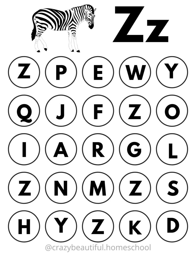 Alphabet Preschool and Kindergarten Printables, Early Learning Binder ...