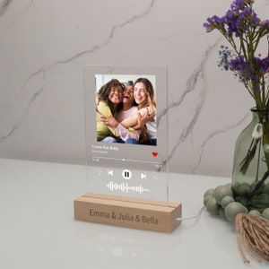 Personalized Anniversary Gift for Him, Custom Album Cover Music Plaque ...