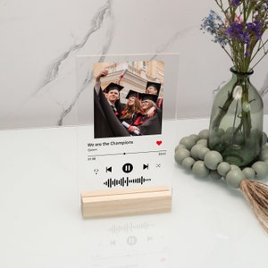 Personalized Anniversary Gift for Him, Custom Album Cover Music Plaque ...
