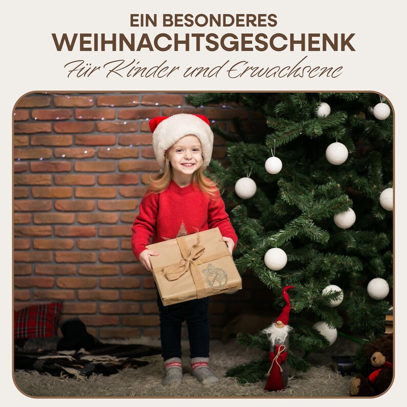 Wooden Christmas tree ornament with name image 6