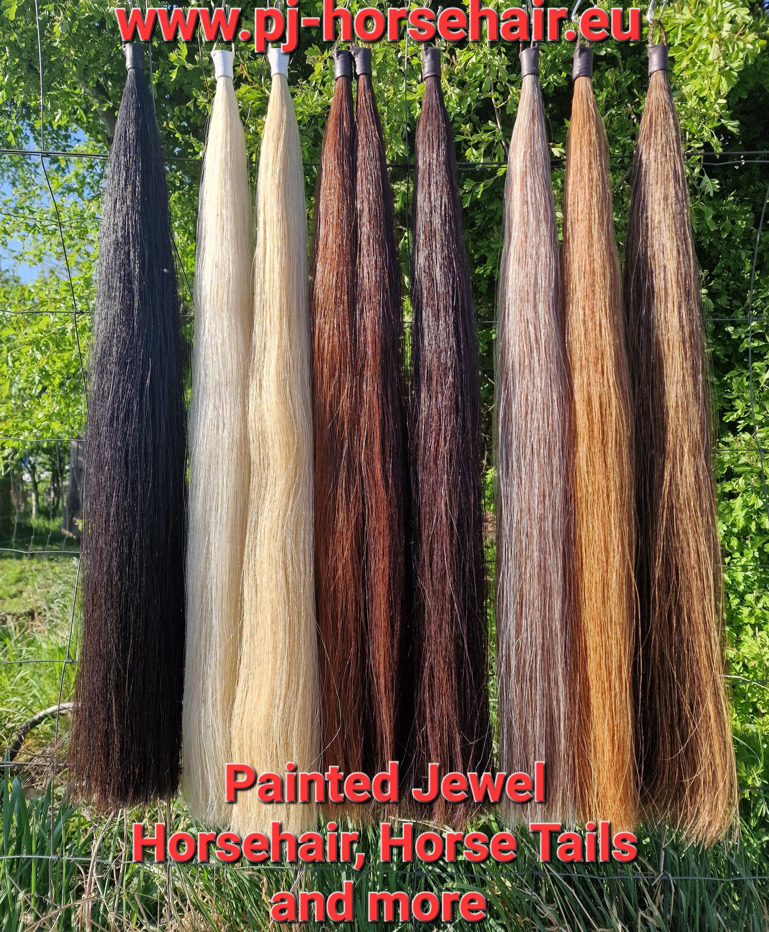 Tail Toupee Approx. 1/2 Pound - 90 Cm (35-36 Inch) Horsehair Horse