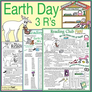 Ensemble d'activités du pack de puzzles imprimables Earth Day 3 R